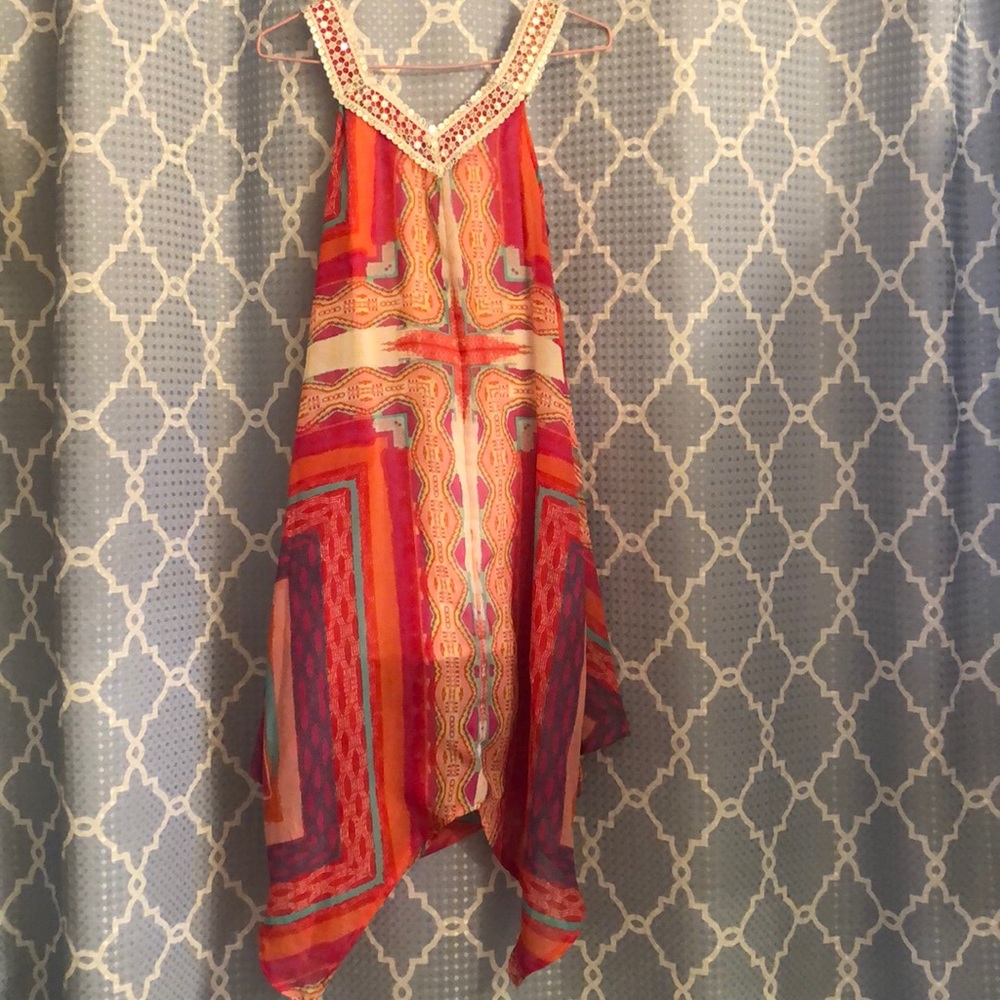 ☮️ Peace Flowing Vibrant girls dress. ☮️